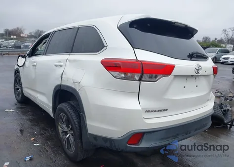 2017 Toyota Highlander Le Plus from USA, damaged, VIN 5TDBZRFH1HS370107